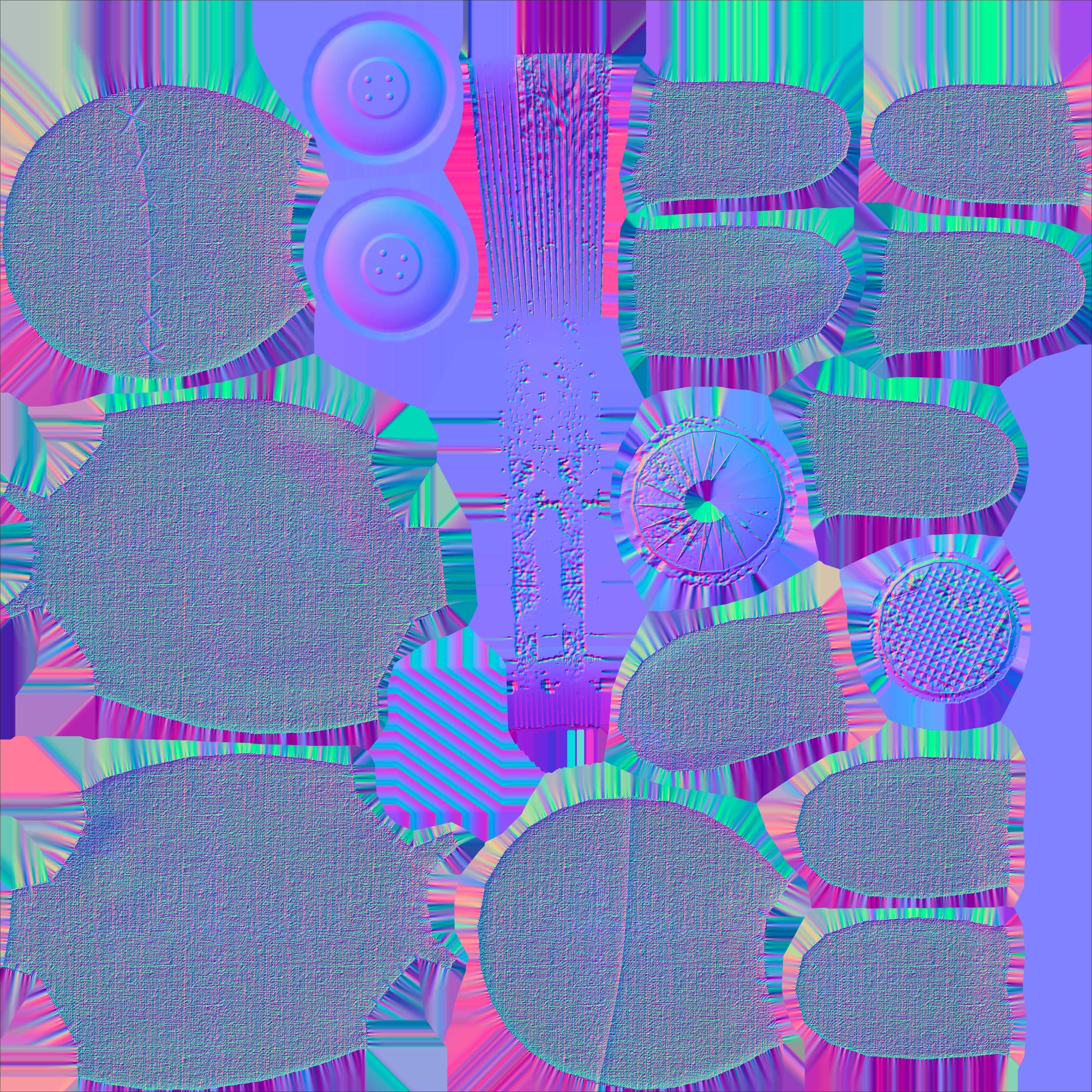 Voodoo doll Low-poly 3D model_8