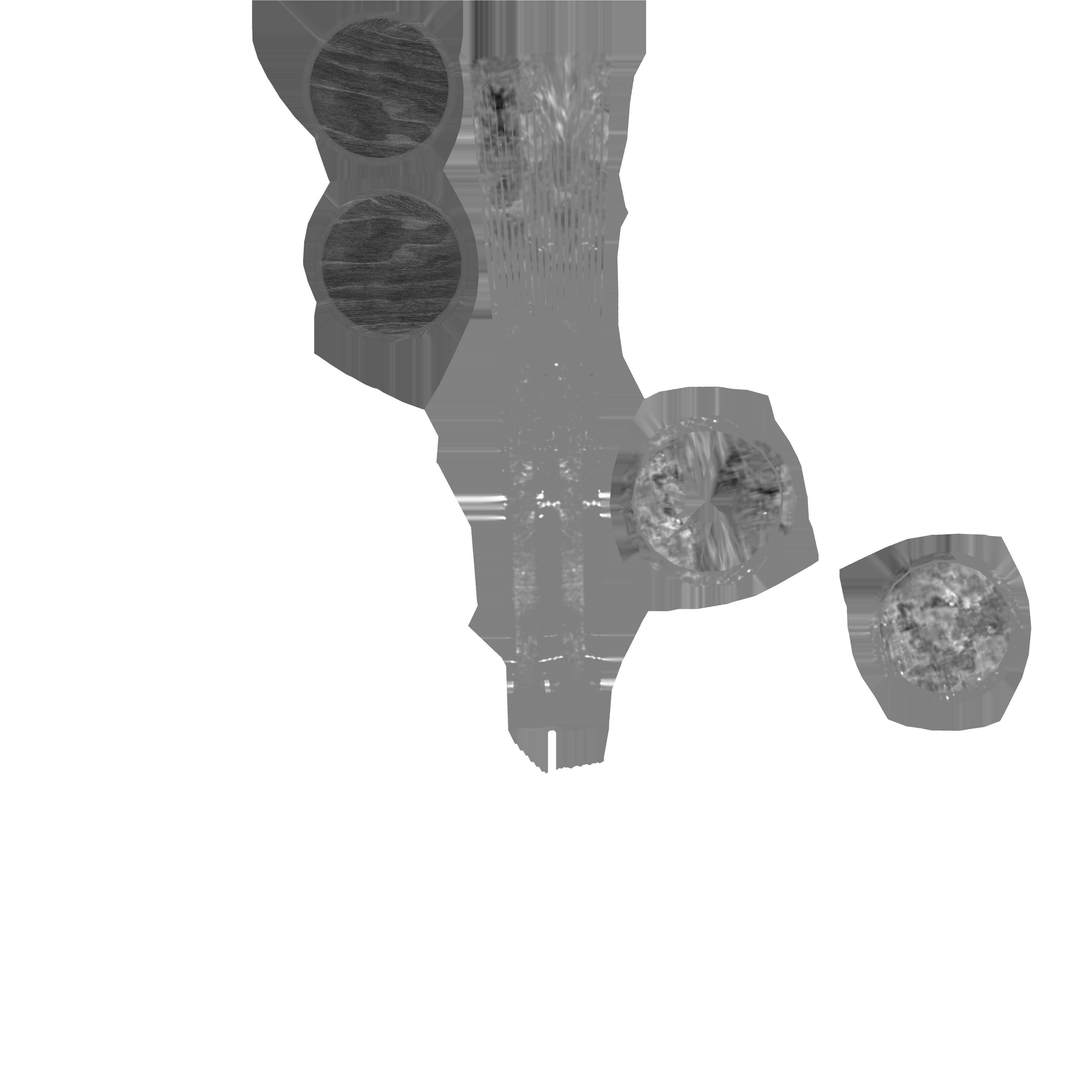 Voodoo doll Low-poly 3D model_5