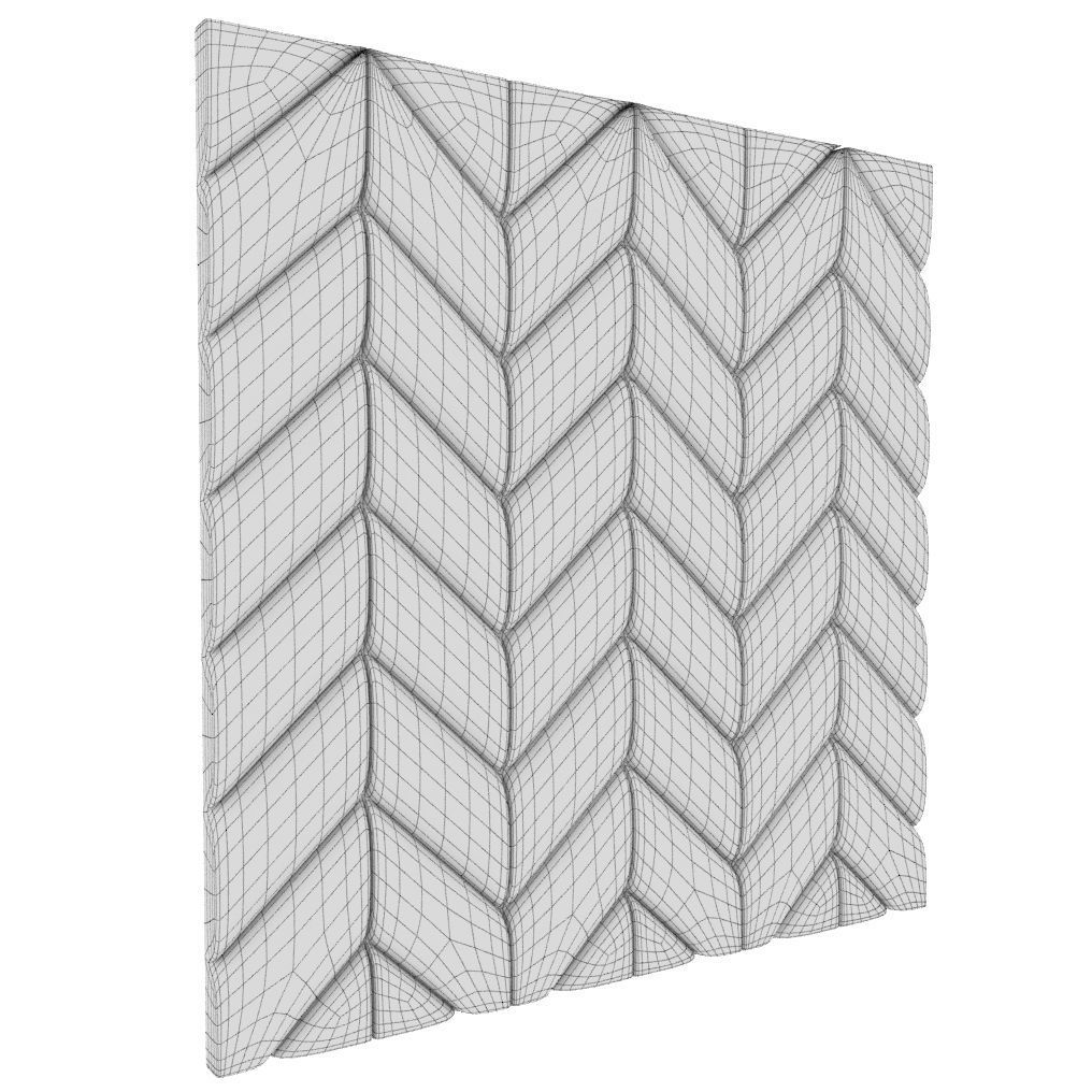 Soft 3d panel 3D model_5