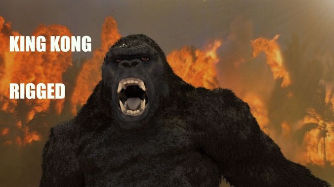 KING KONG SKULL ISLAND MODEL 3D model