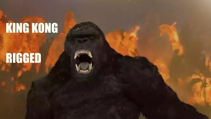 KING KONG SKULL ISLAND MODEL 3D model