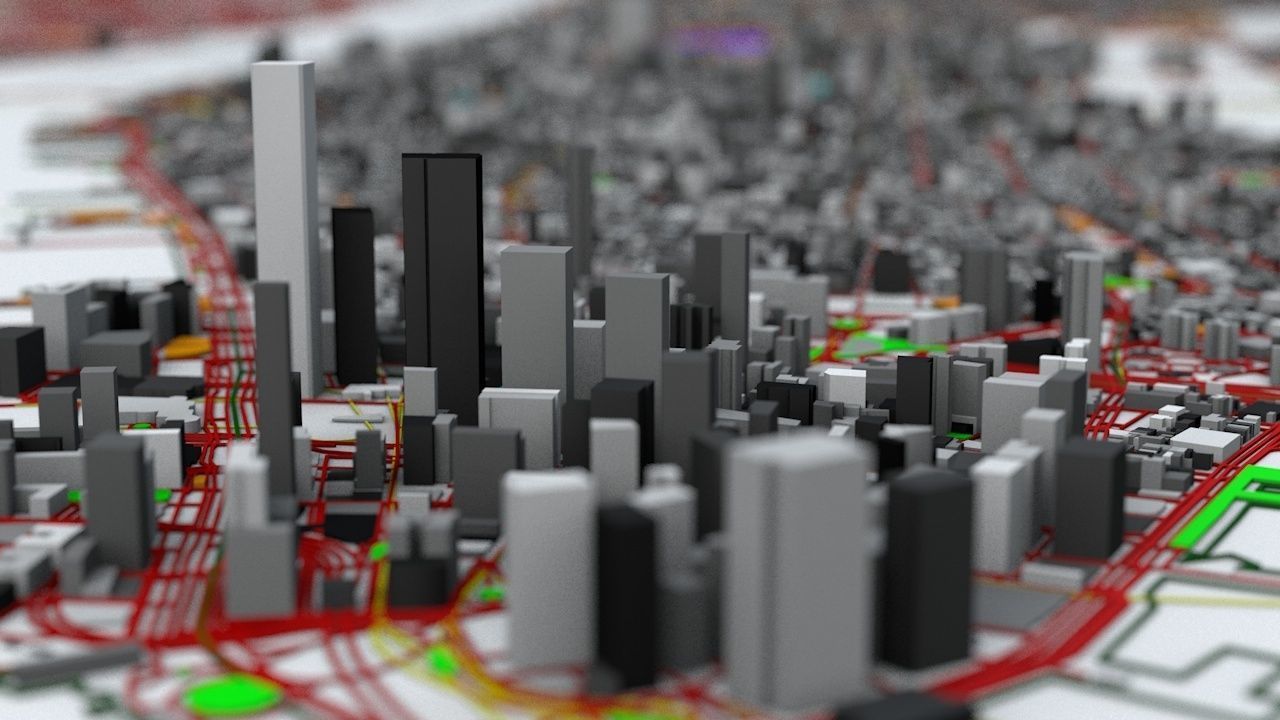 New York City Streets Buildings Transport Sport Ultimate 3D model_4