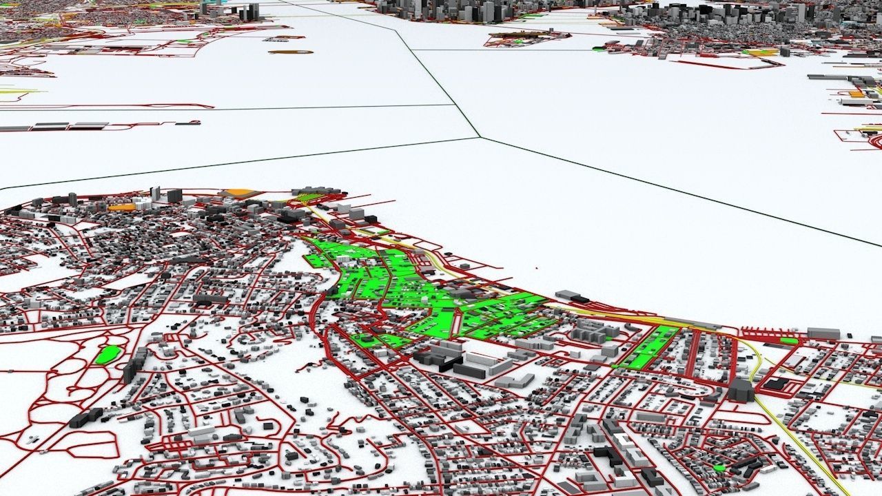 New York City Streets Buildings Transport Sport Ultimate 3D model_13