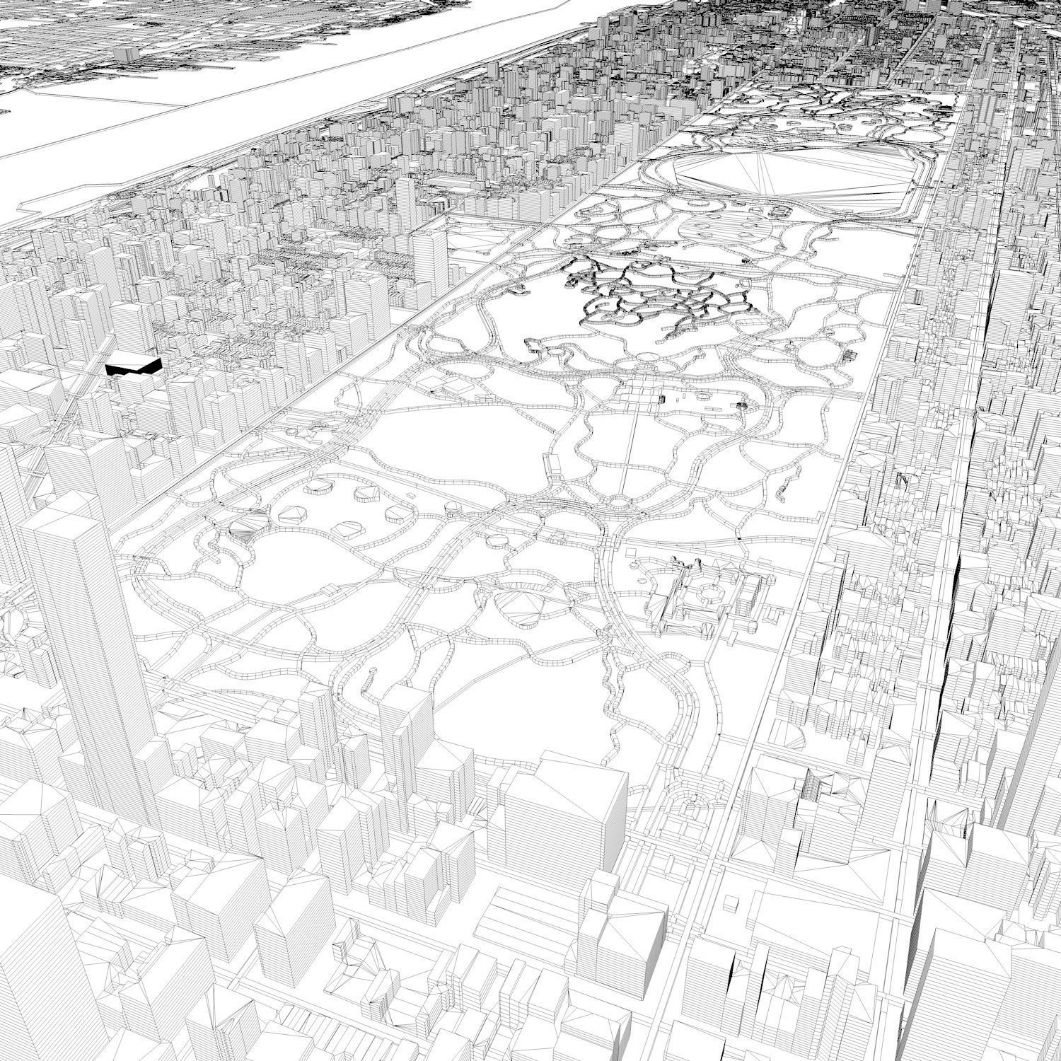 New York City Streets Buildings Transport Sport Ultimate 3D model_24