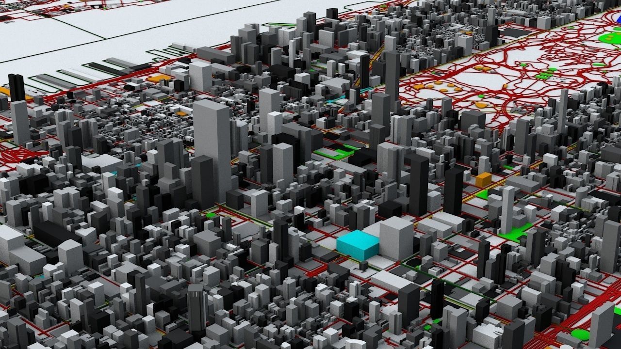 New York City Streets Buildings Transport Sport Ultimate 3D model_14