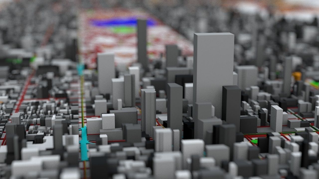 New York City Streets Buildings Transport Sport Ultimate 3D model_5