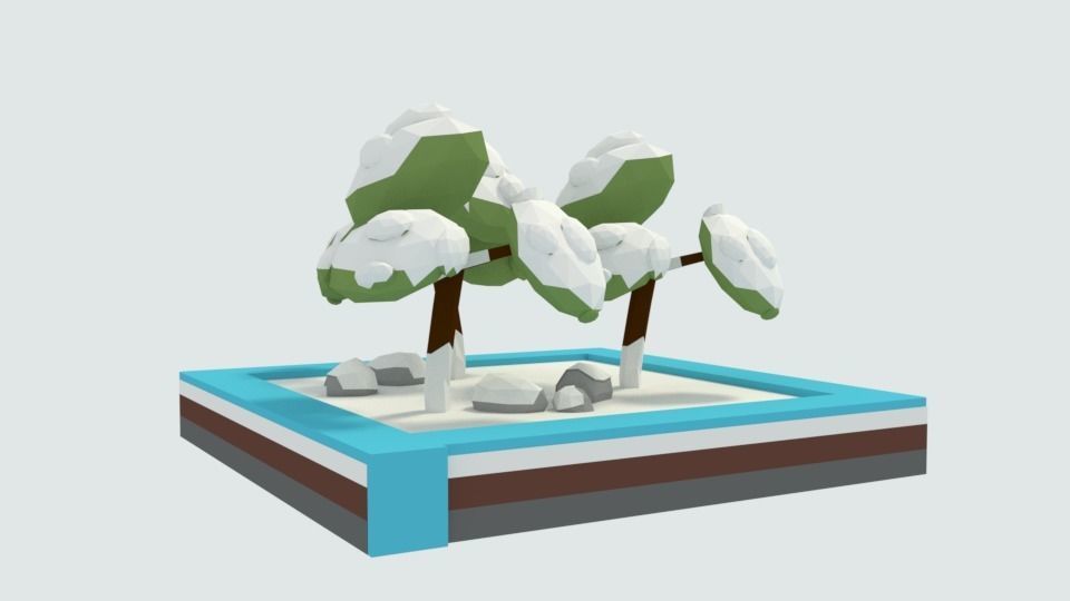 Low Poly Assets Small Pack Low-poly 3D model_5