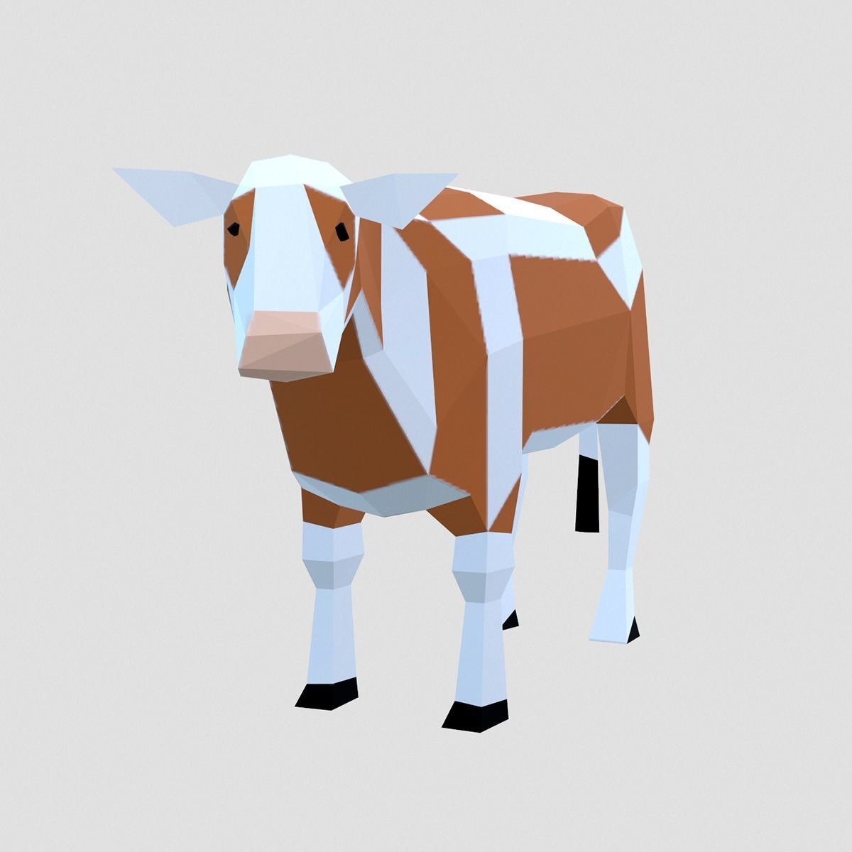 3D model LOW POLY ANIMALS VR / AR / lowpoly CGTrader