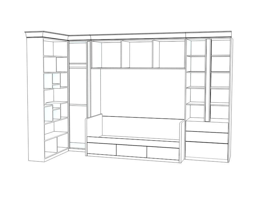 BLUE BABY ROOM 3D model_4