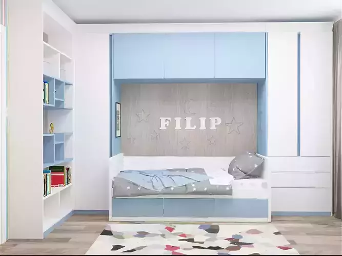 BLUE BABY ROOM 3D model