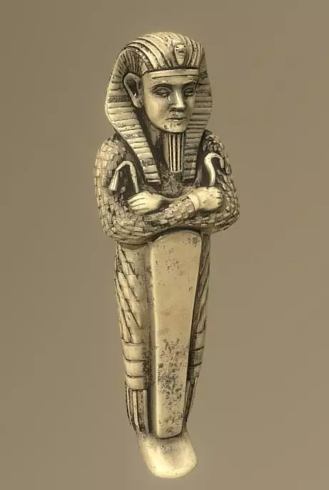 Mummy egyptian sarcophagus Low-poly 3D model_0