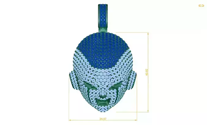 Frieza gold pendants NN083