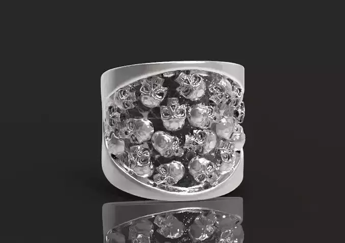 Ring with Skulls