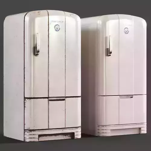 Prestcold Vintage Fridge 3D model