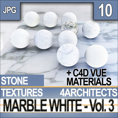 Marble White Collection JPG and MAT Texture_3
