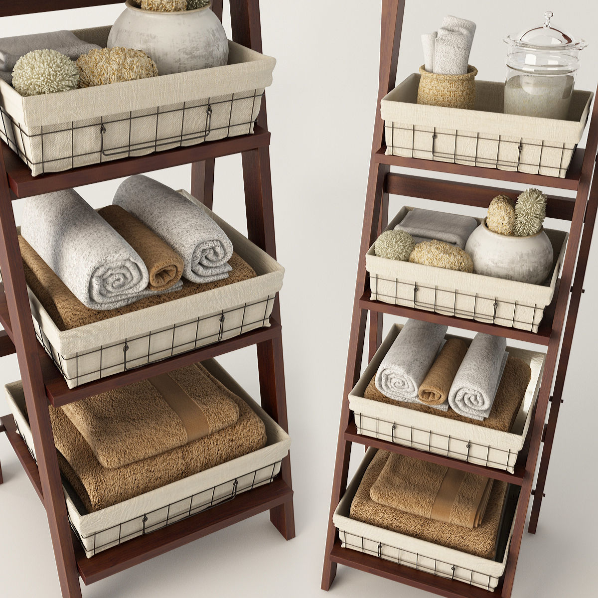 Decor for bathrooms 3D model_3