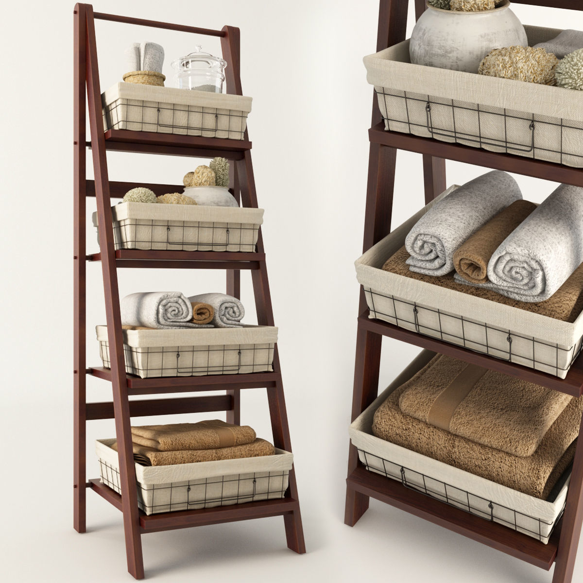 Decor for bathrooms 3D model_2