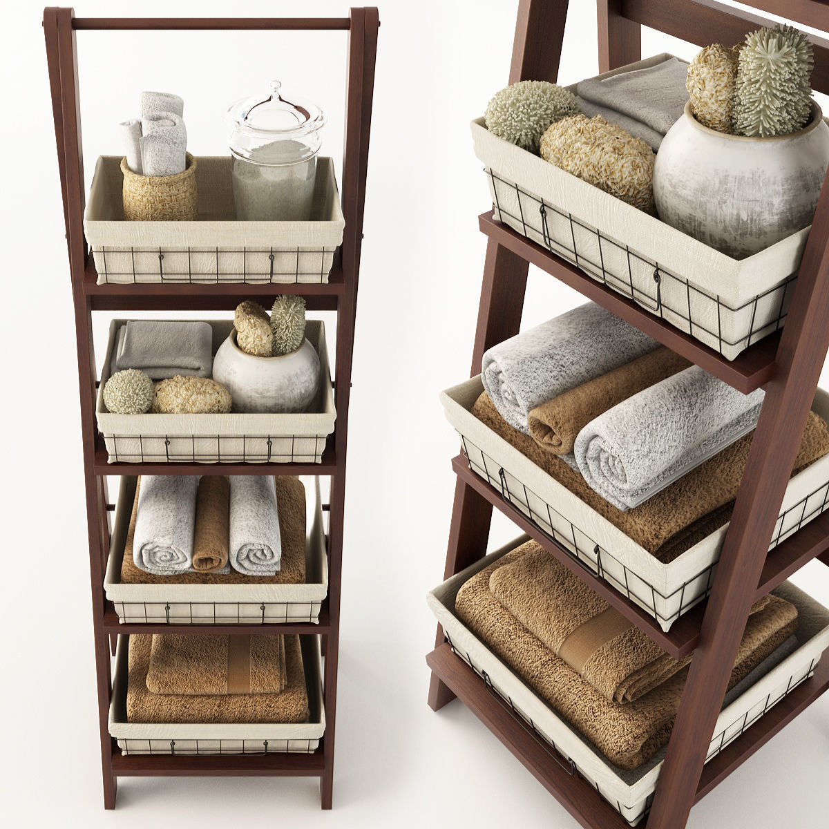 Decor for bathrooms 3D model_1