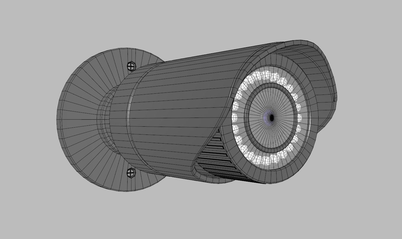 Security Camera CCTV 3D model_4
