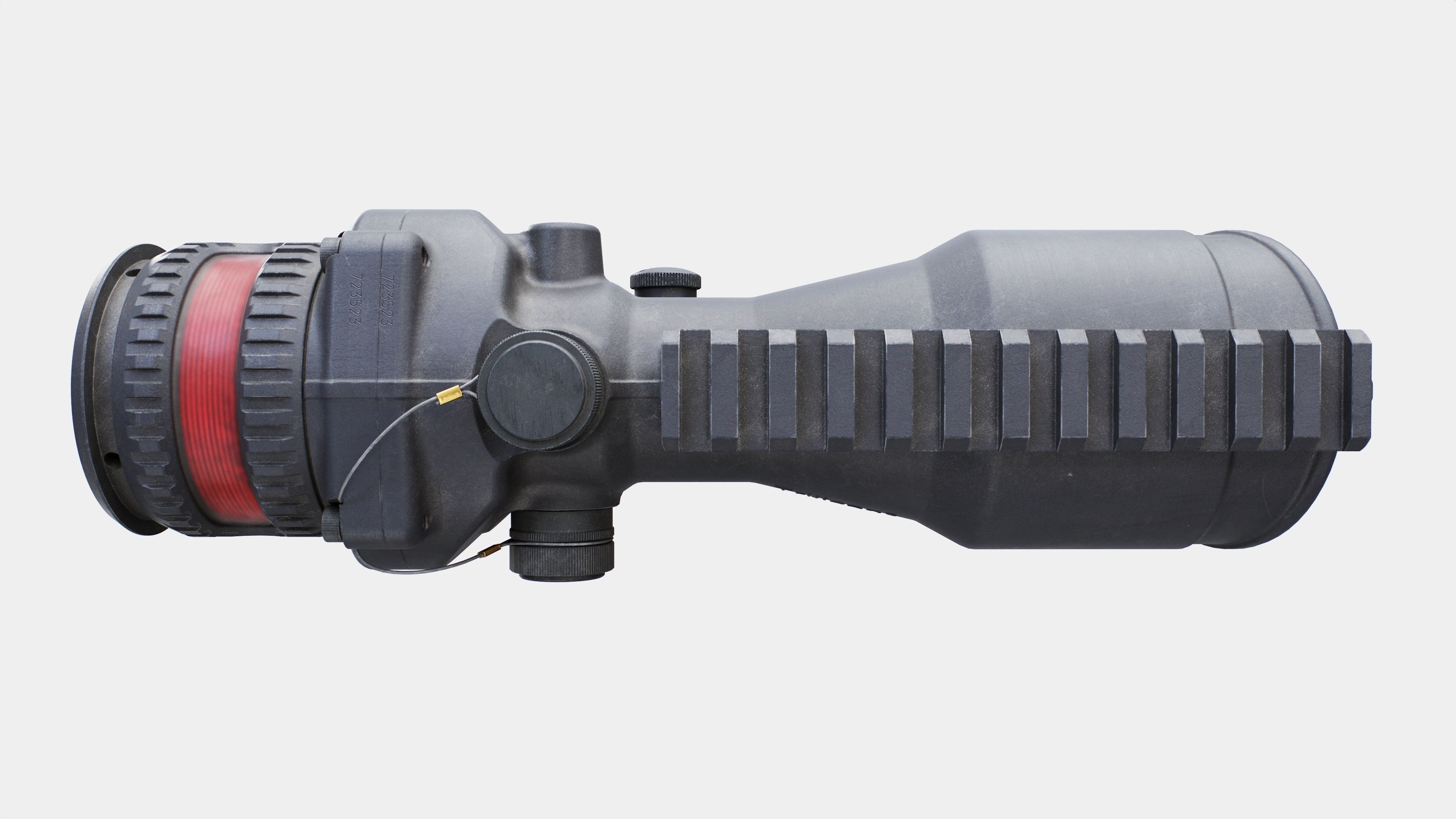 Trijicon ACOG 6x48 Machine Gun Optic Low-poly 3D model_10