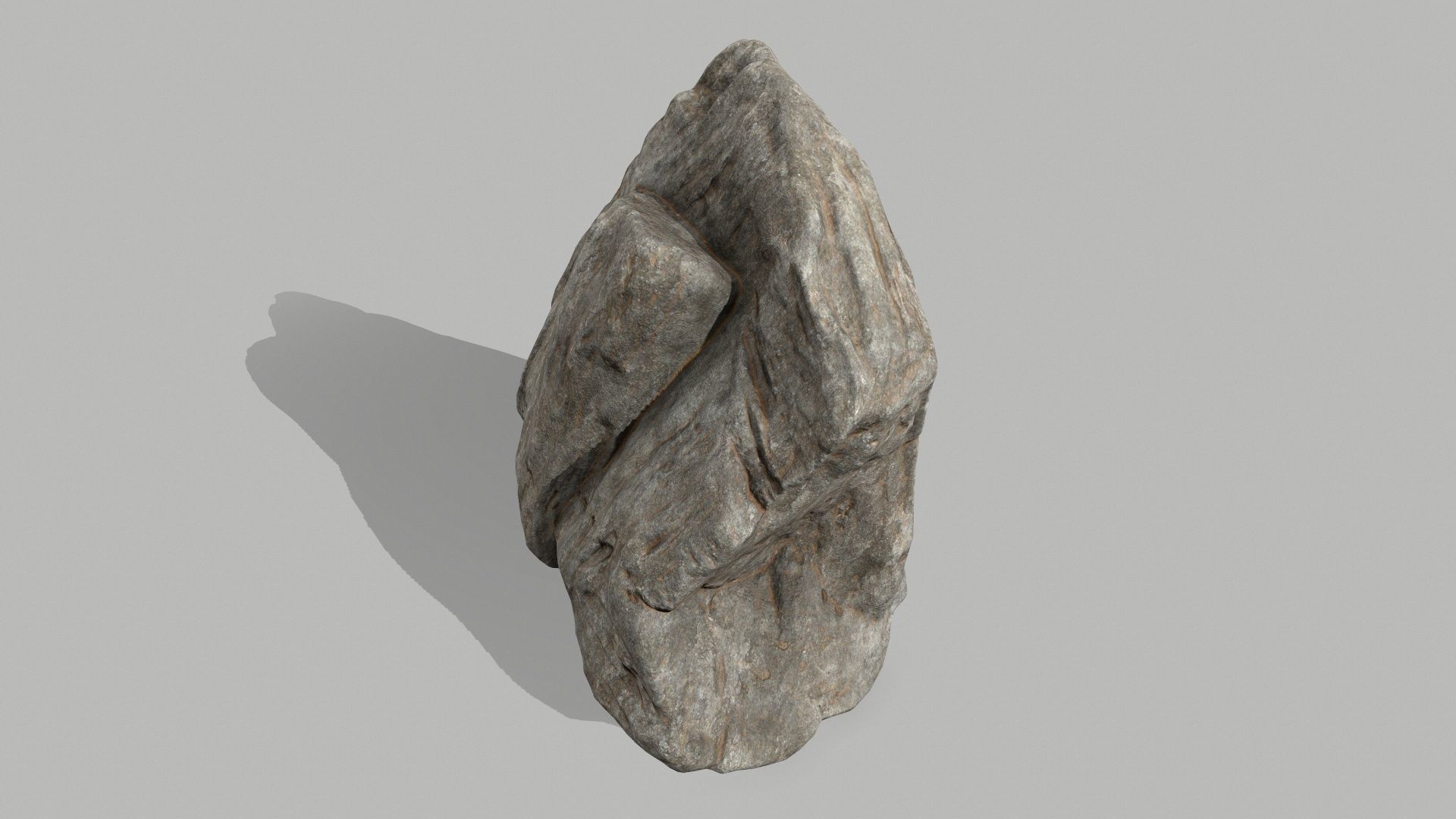 desert rocks  Low-poly 3D model_4