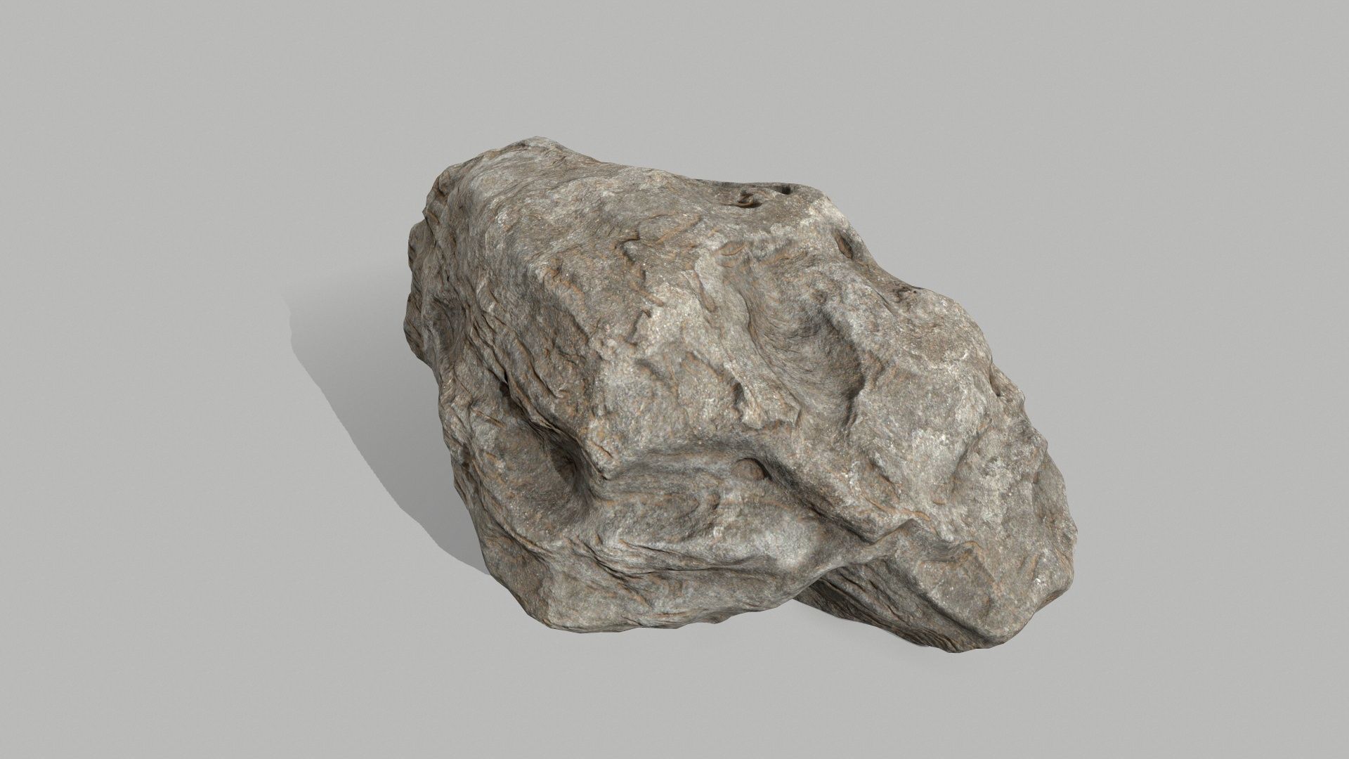 desert rocks  Low-poly 3D model_7