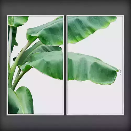 Picture Frames  Low-poly 3D model