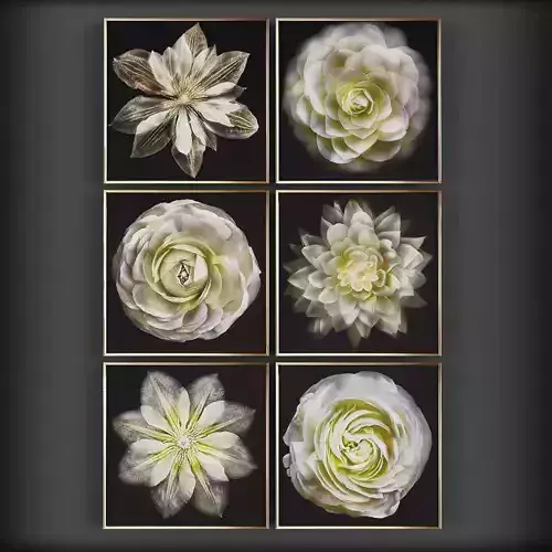 Picture Frames Low-poly 3D model