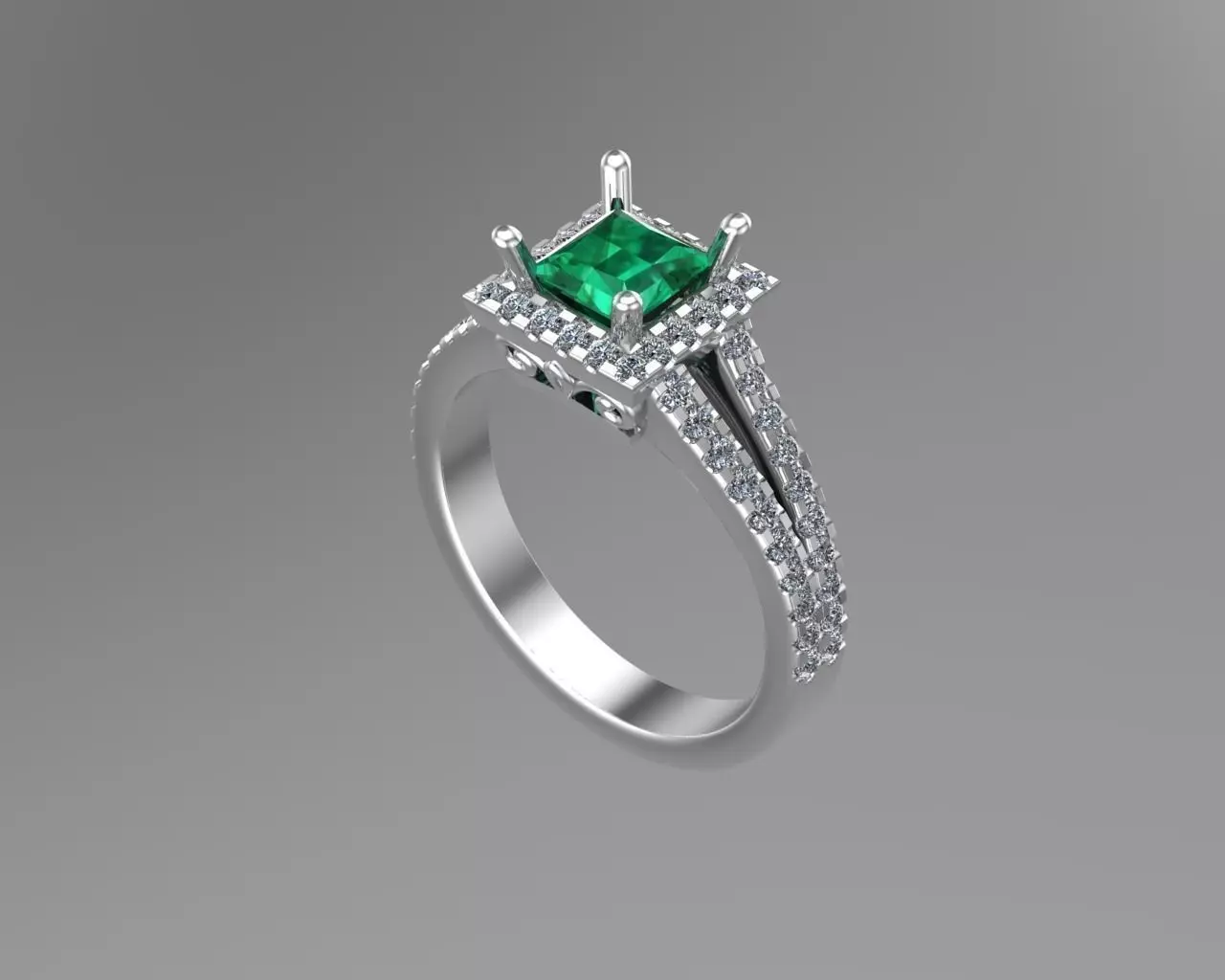 Diamond Princess gold rings NN092 3D print model
