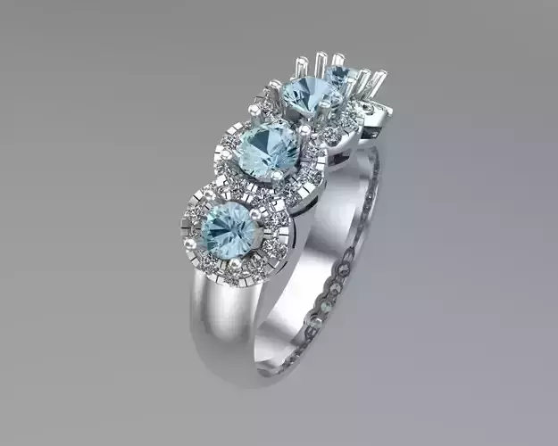 Diamond gold rings NN095