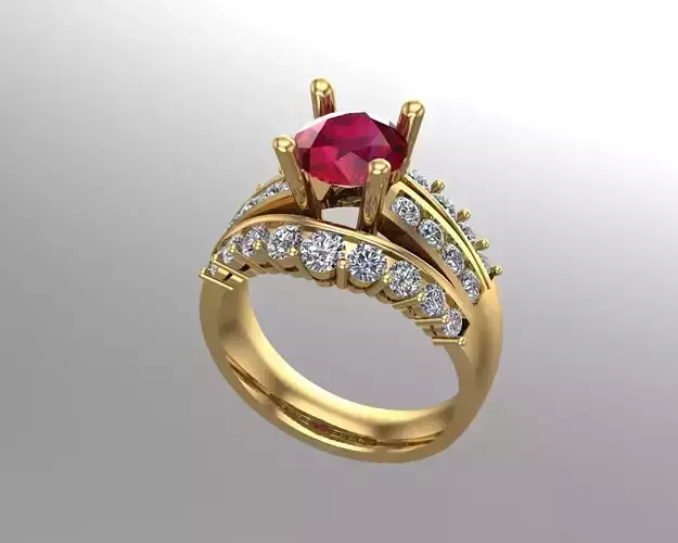 Diamond gold ring NN096