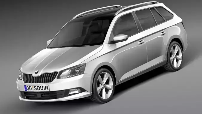 Skoda Fabia Combi 2015 3D model