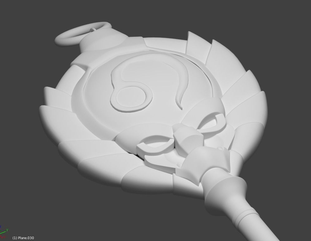 Astrological key of Leo from Fairy Tail  3D model_1
