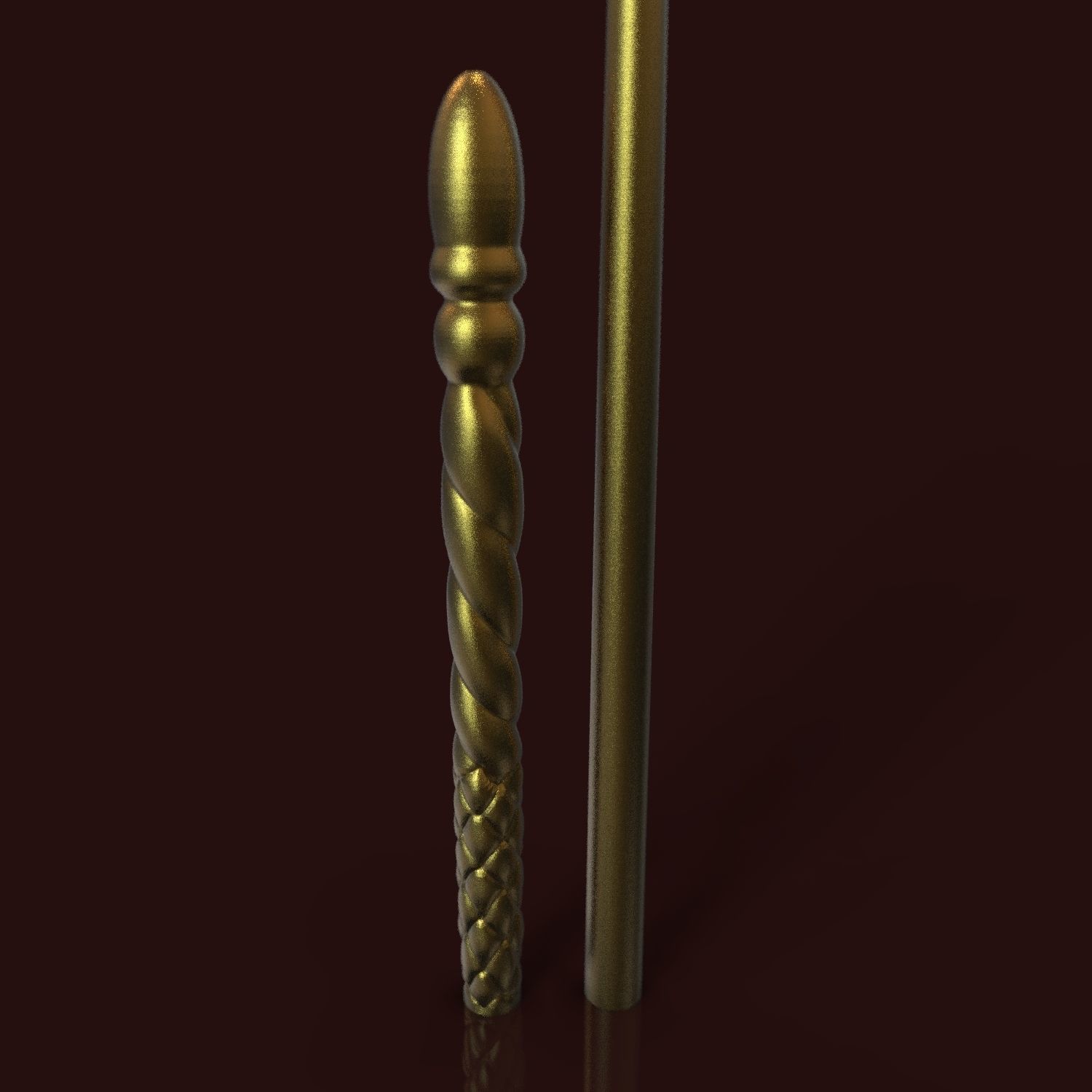 GINNY WEASLEY WAND - HARRY POTTER 3D print model_15
