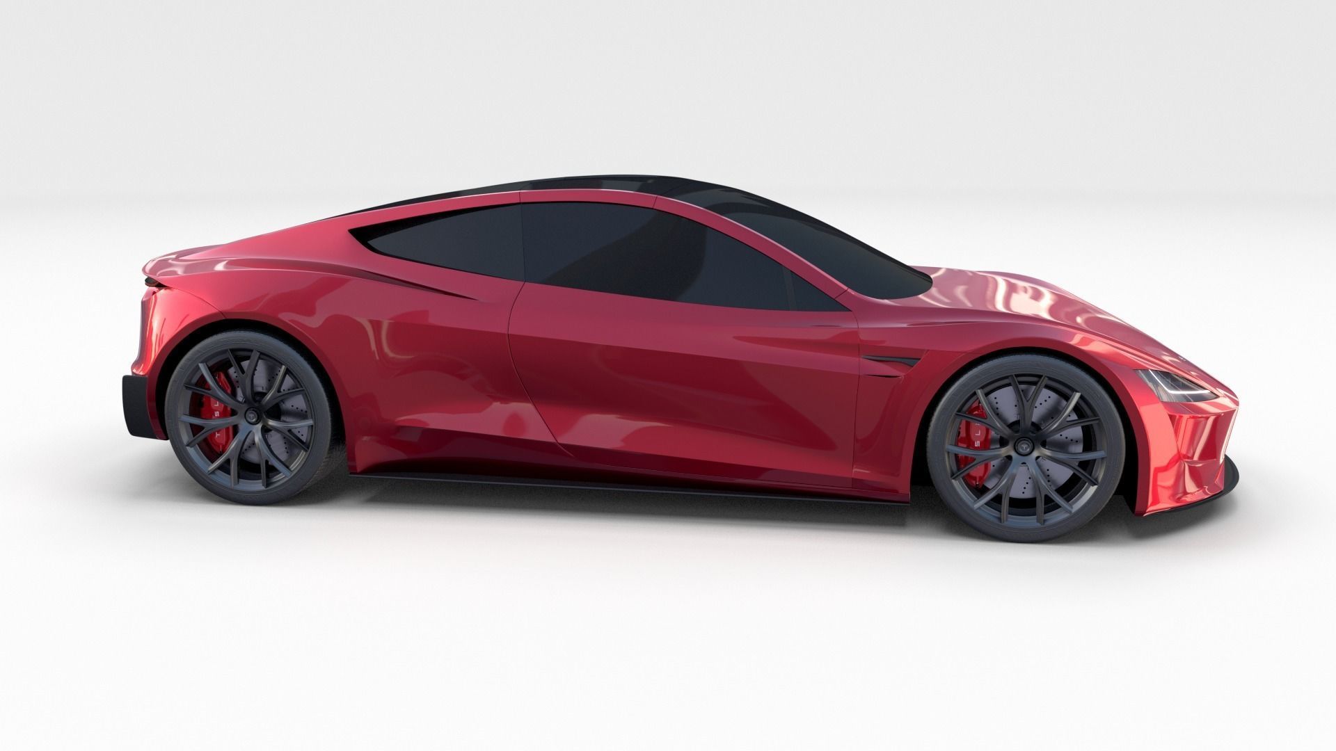 Tesla Collection Roadster Model S X 3 3D model_20