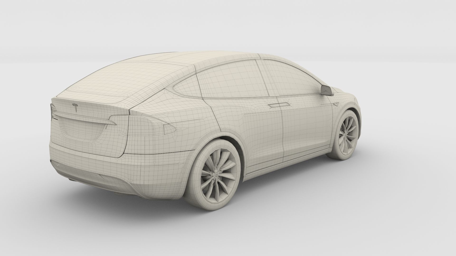 Tesla Collection Roadster Model S X 3 3D model_15