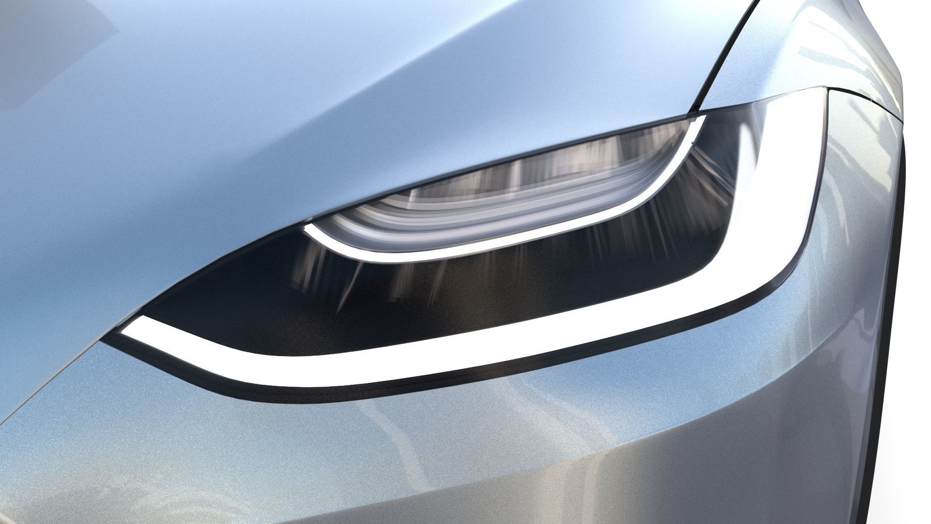 Tesla Collection Roadster Model S X 3 3D model_86