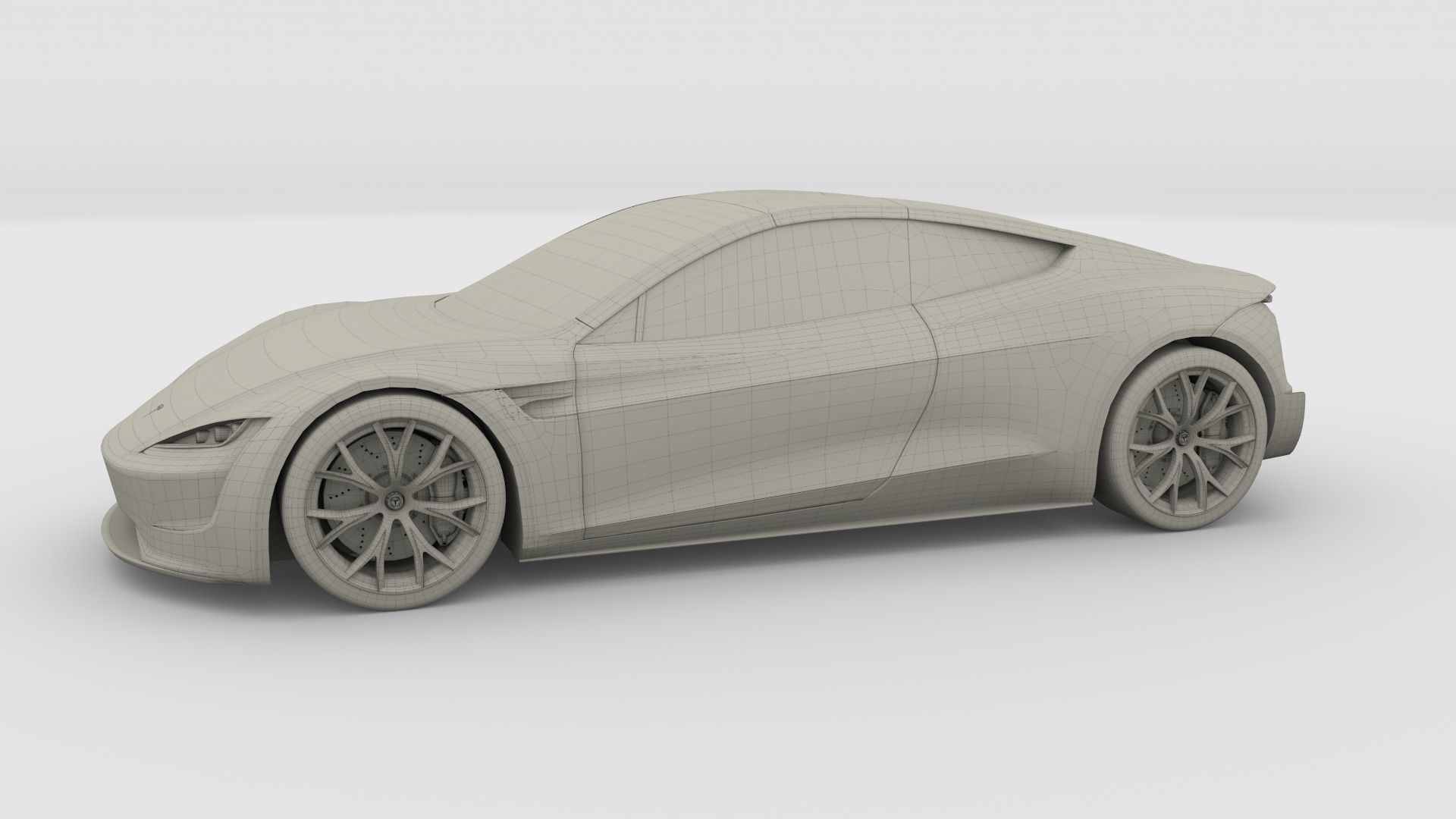 Tesla Collection Roadster Model S X 3 3D model_54