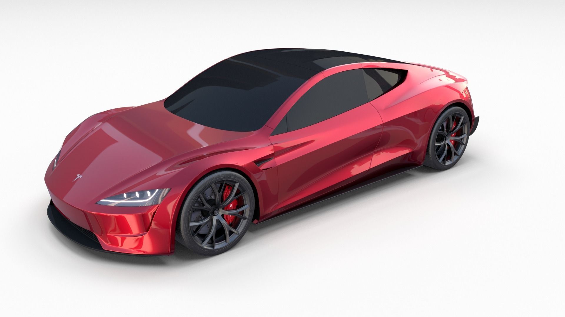 Tesla Collection Roadster Model S X 3 3D model_29