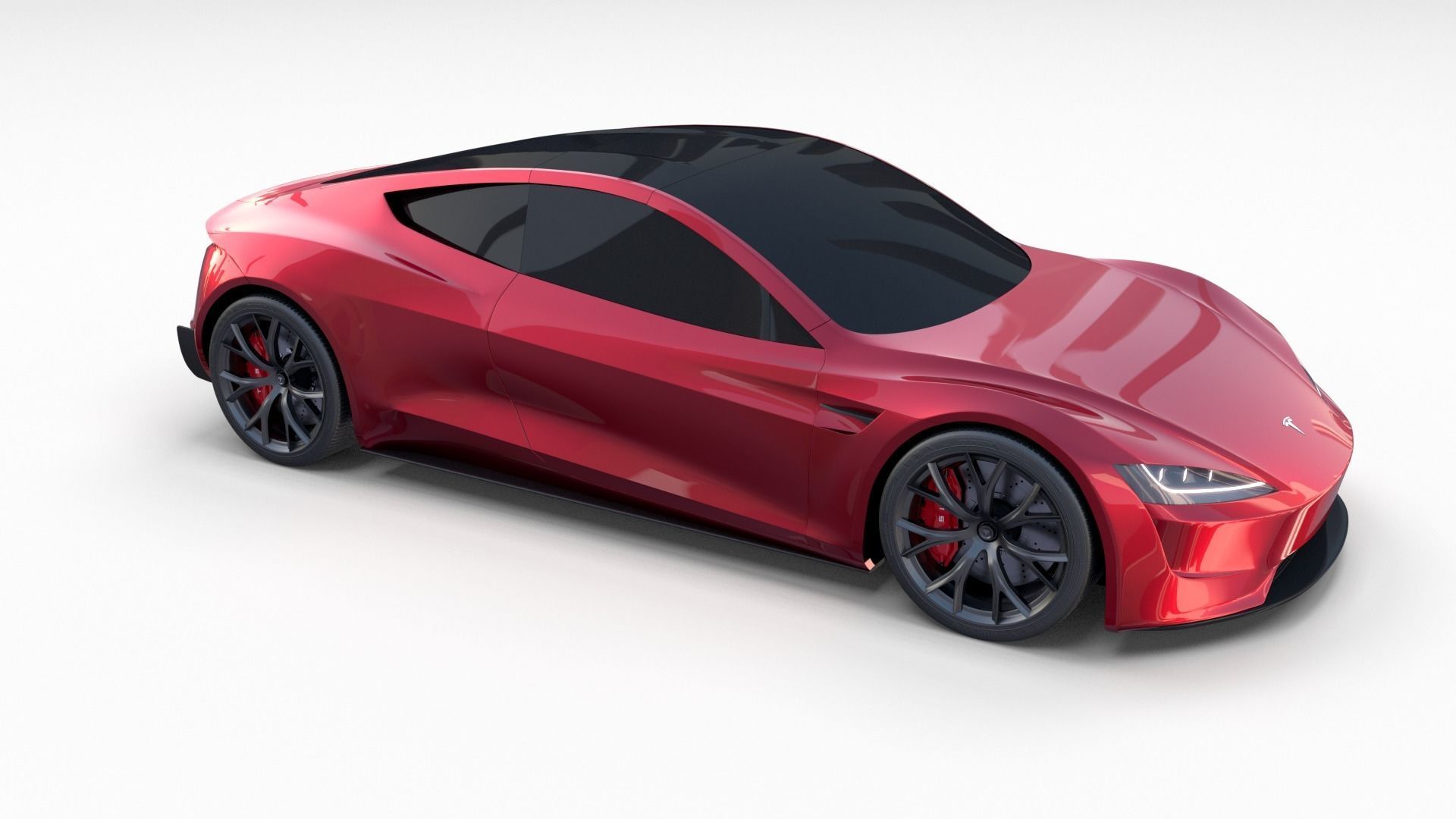 Tesla Collection Roadster Model S X 3 3D model_26