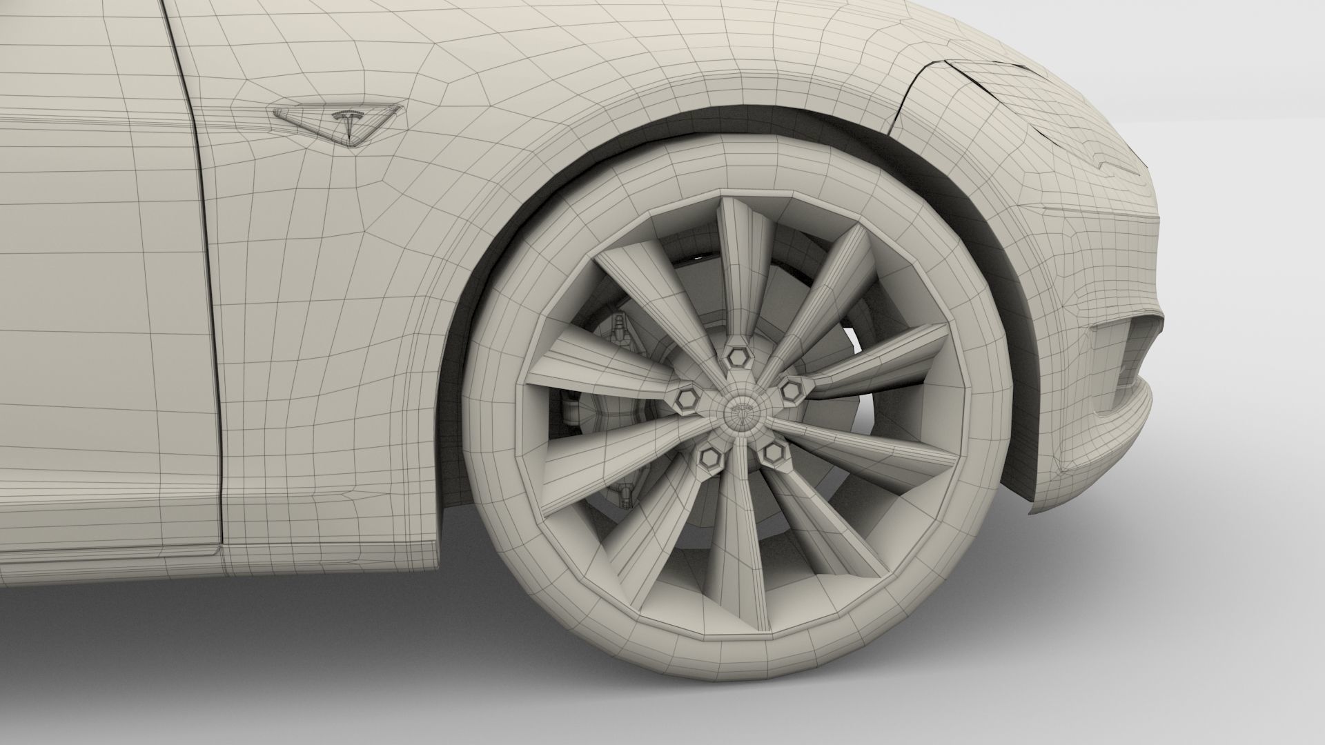 Tesla Collection Roadster Model S X 3 3D model_47