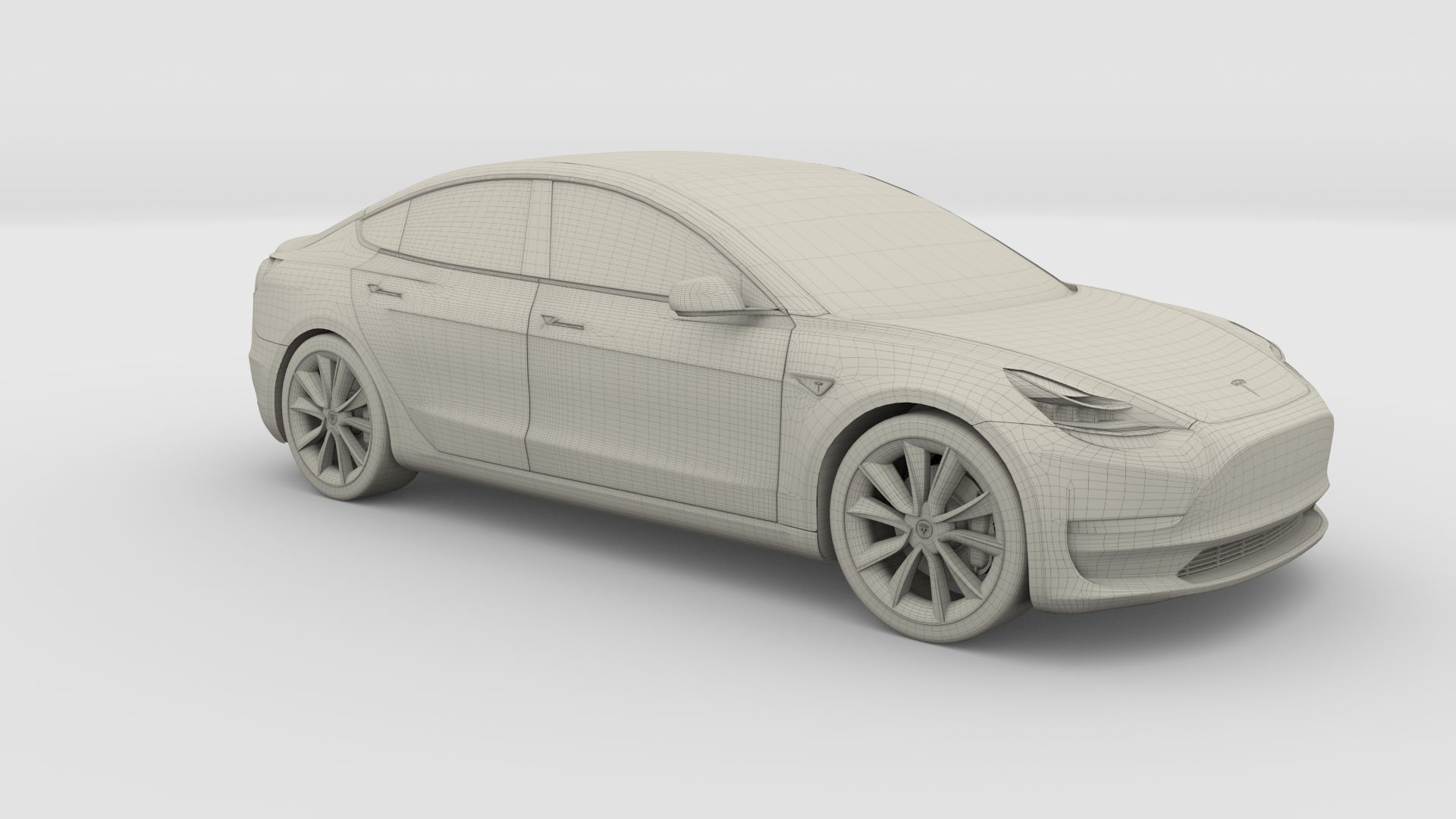 Tesla Collection Roadster Model S X 3 3D model_59