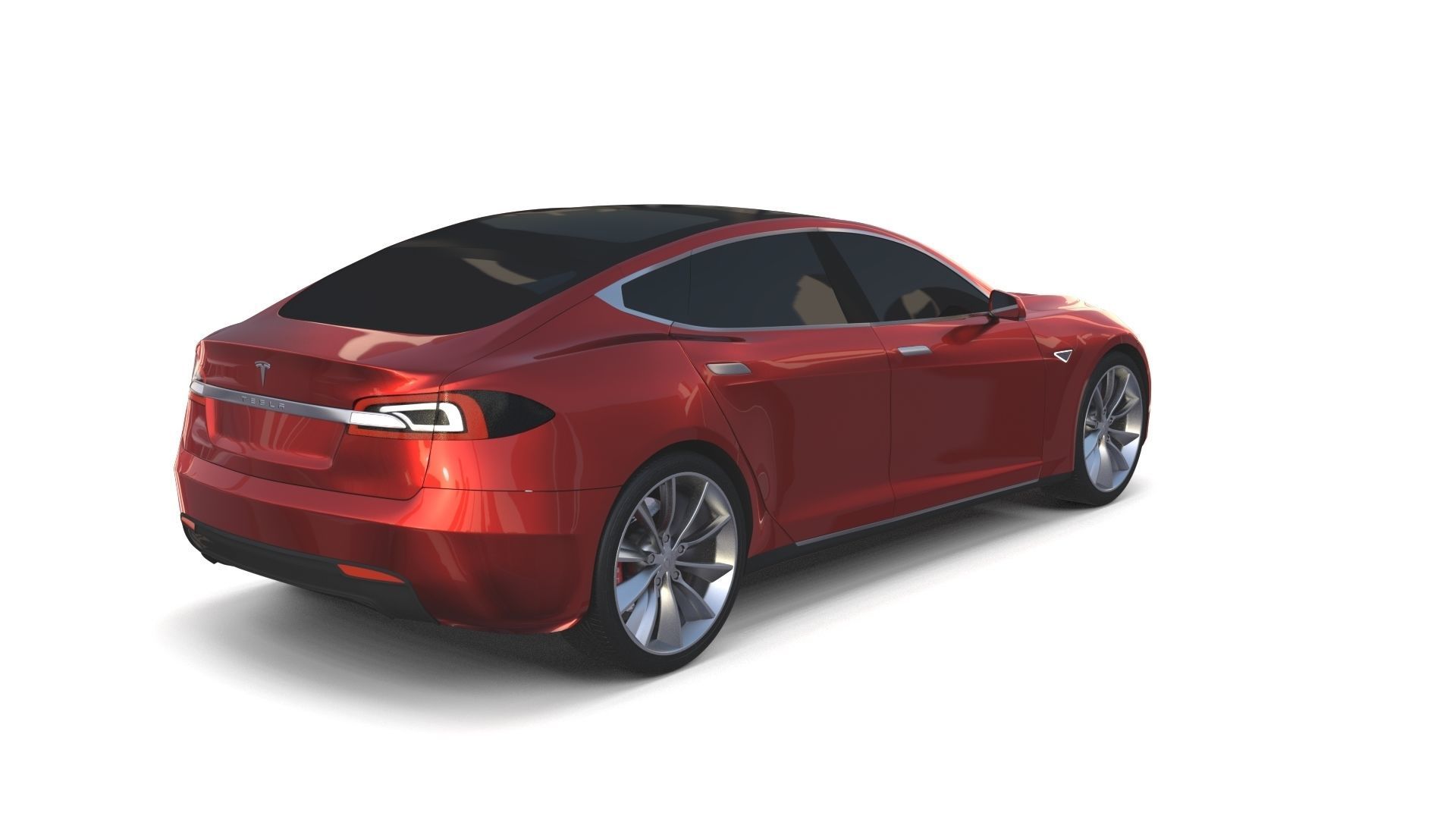 Tesla Collection Roadster Model S X 3 3D model_92
