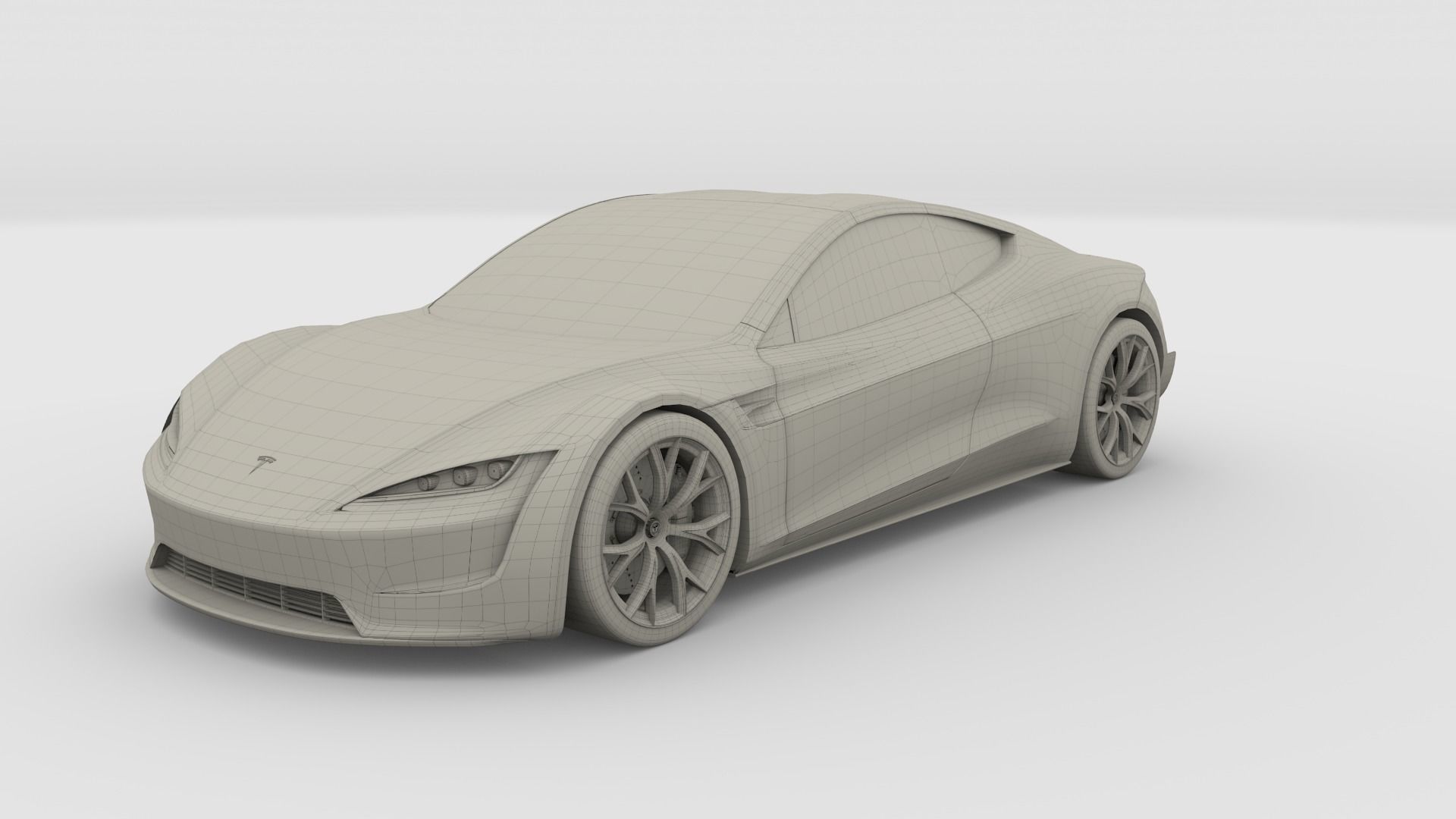 Tesla Collection Roadster Model S X 3 3D model_52