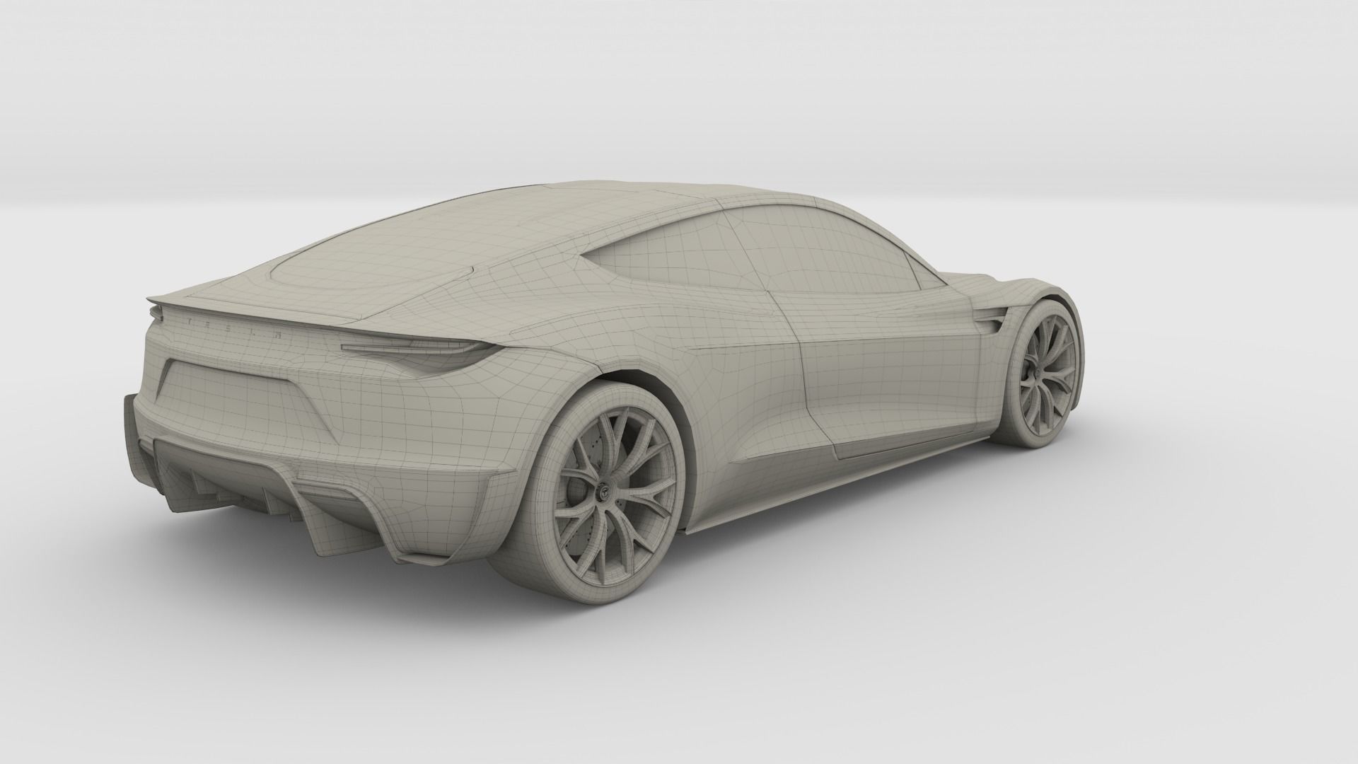 Tesla Collection Roadster Model S X 3 3D model_62