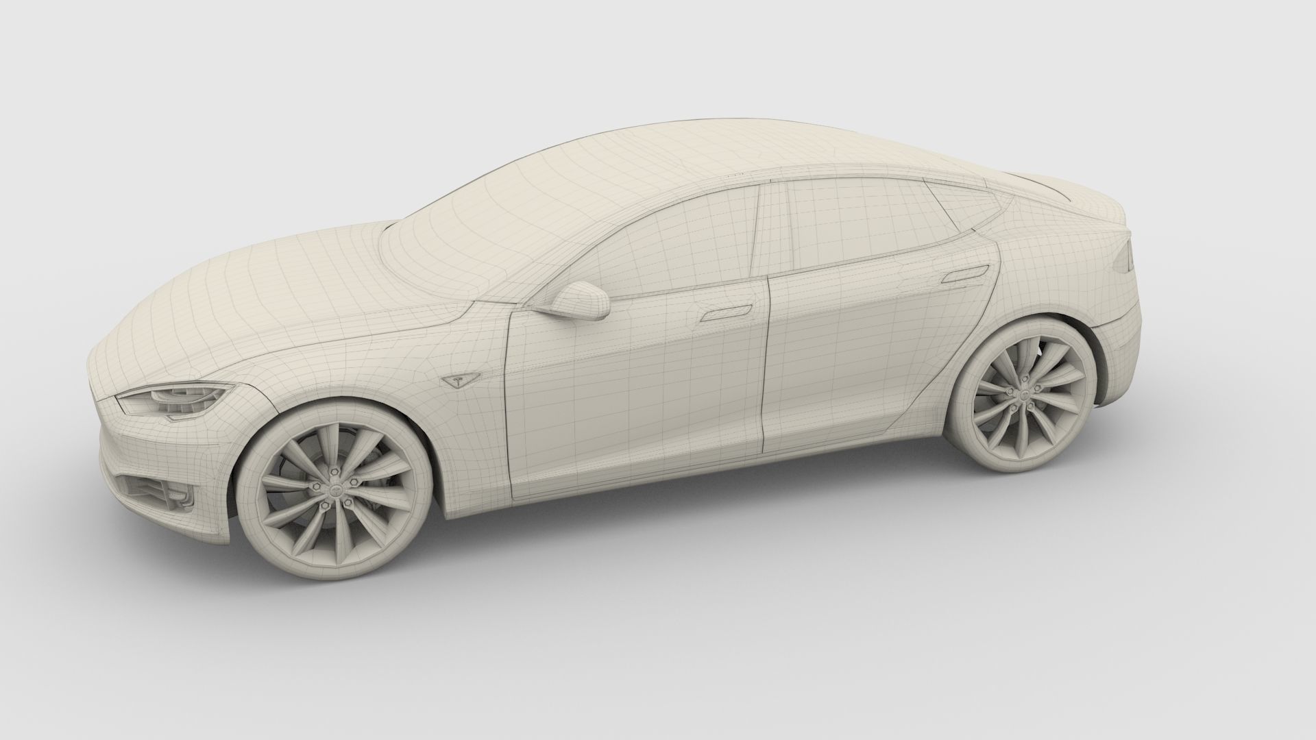 Tesla Collection Roadster Model S X 3 3D model_42
