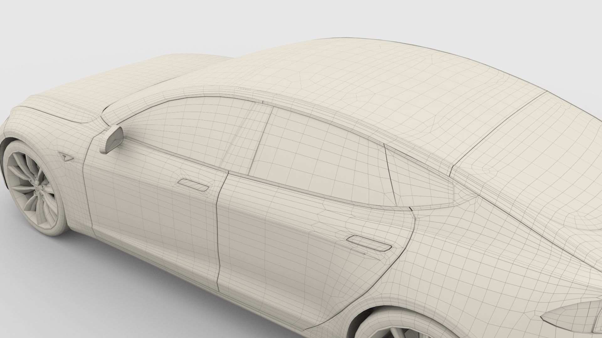 Tesla Collection Roadster Model S X 3 3D model_44