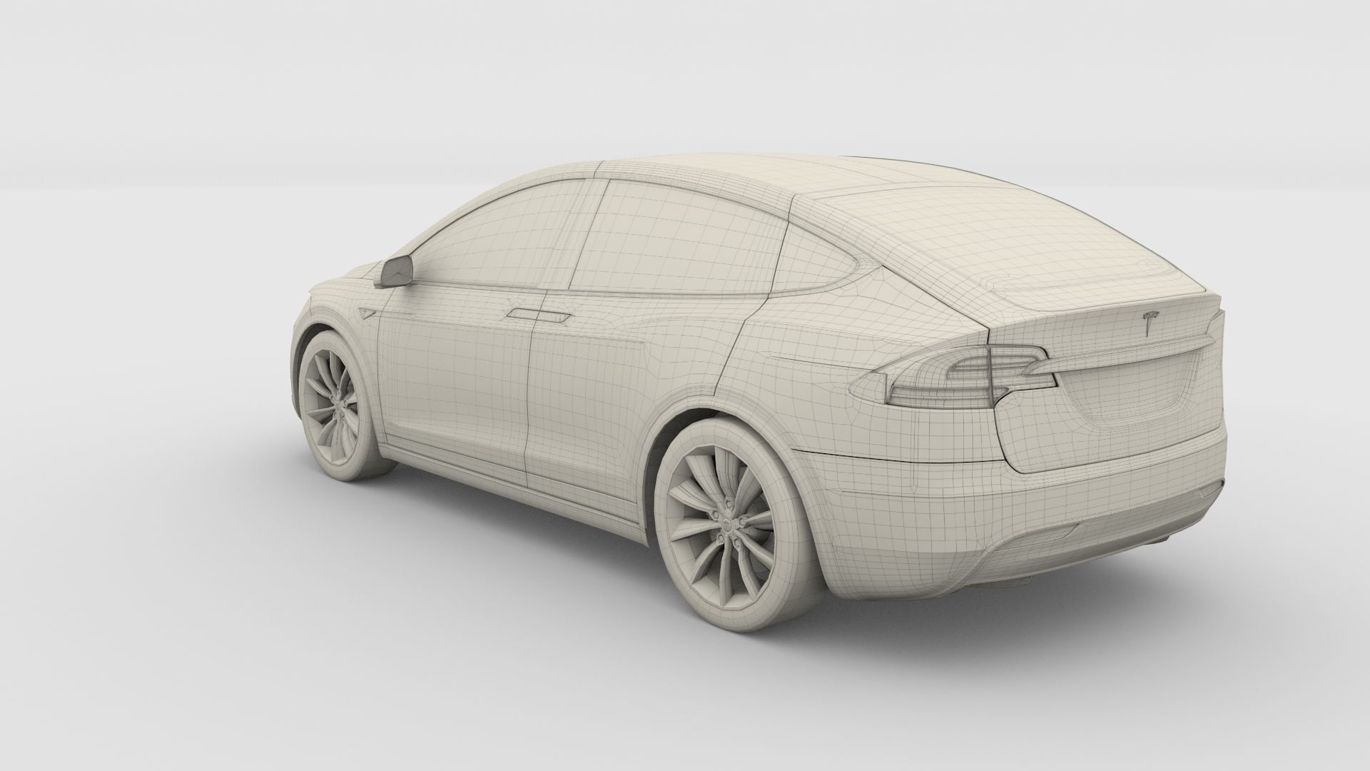 Tesla Collection Roadster Model S X 3 3D model_9