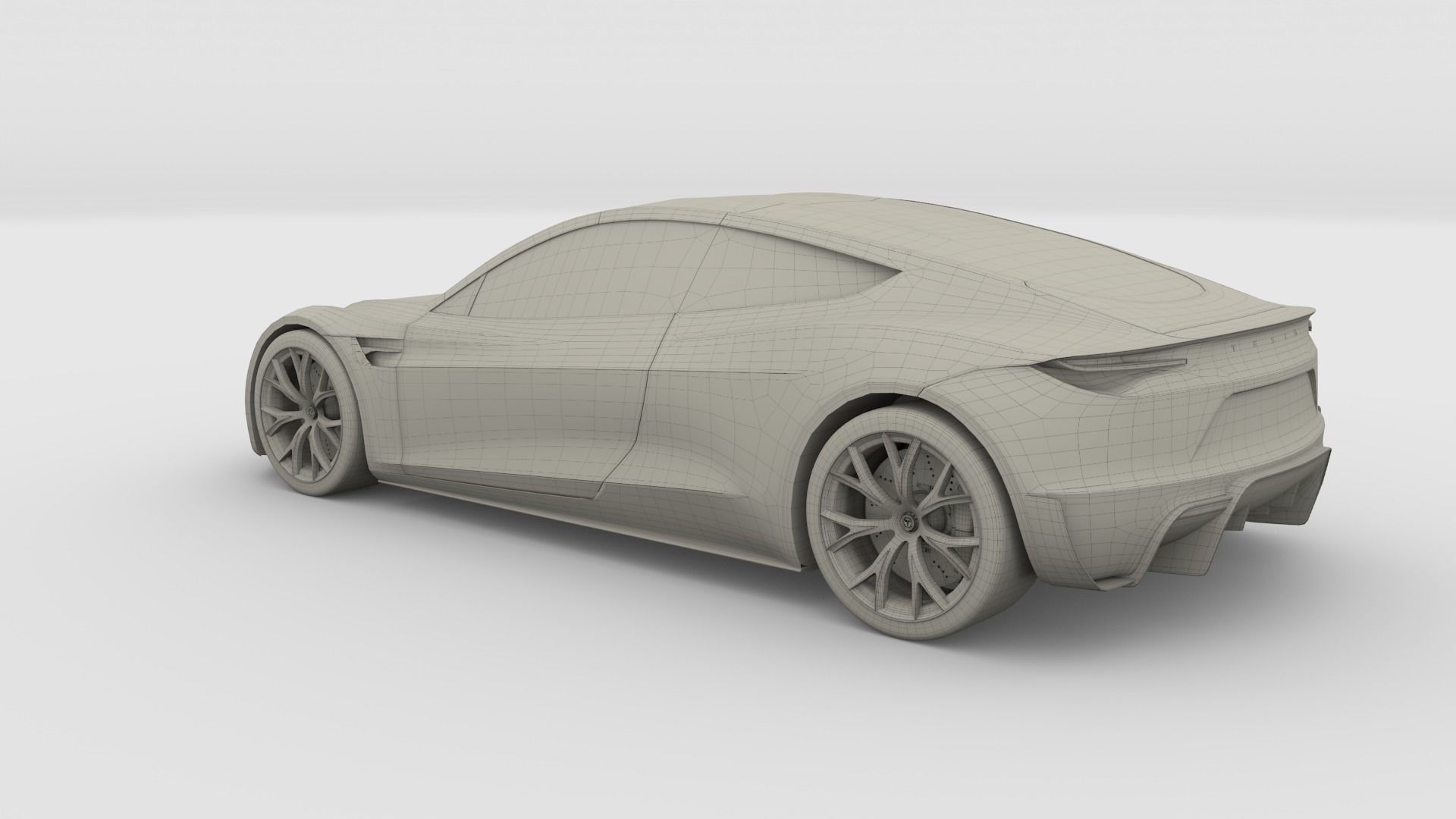Tesla Collection Roadster Model S X 3 3D model_53