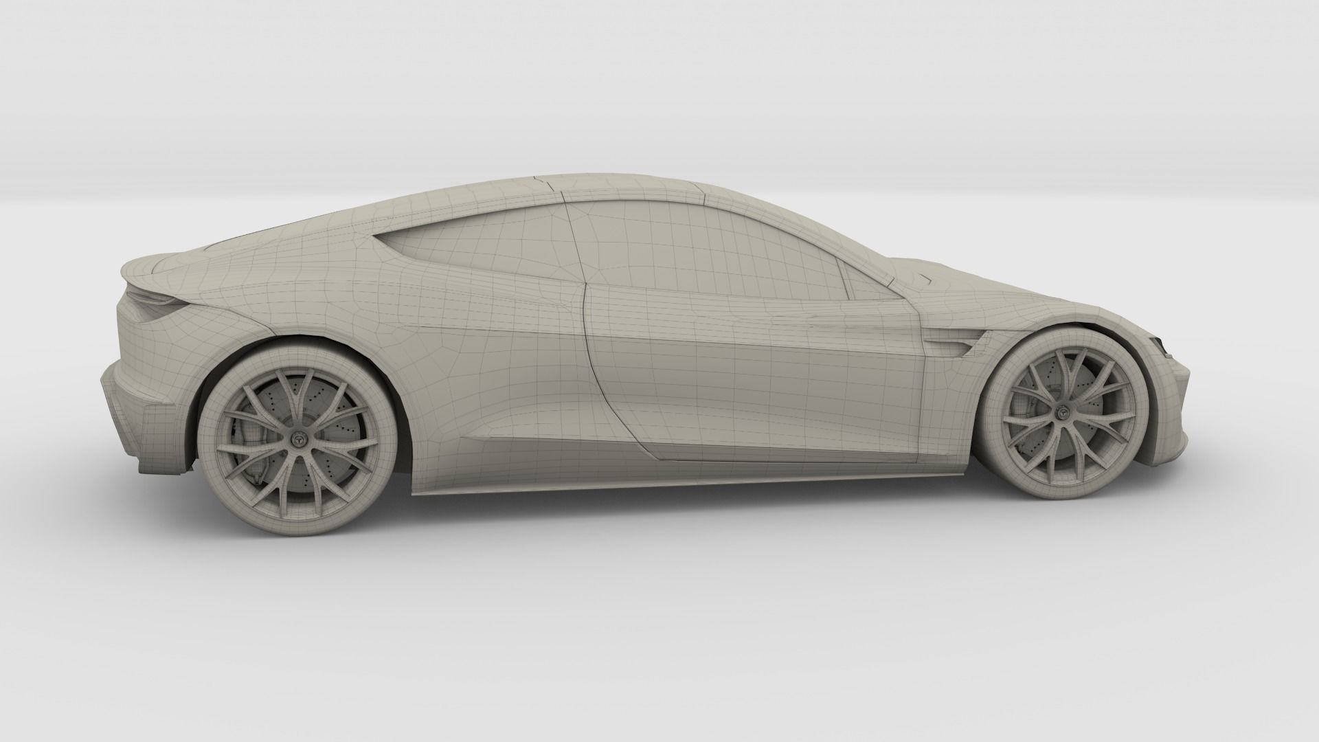 Tesla Collection Roadster Model S X 3 3D model_60